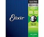 Фото:Elixir 19007 Optiweb Комплект струн для 7-струнной электрогитары, 9-52