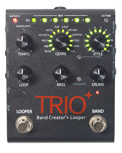 Digitech TRIO+ Педаль для гитары с эффектом Band Creator + Looper