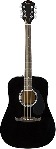 FENDER FA-125 DREADNOUGHT, BLACK WN  