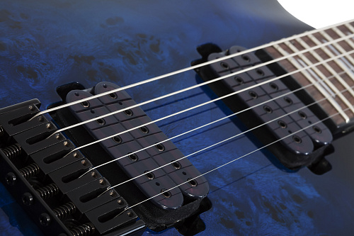 Schecter Omen Elite-6 STBB Электрогитара, цвет синий
