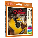 Фото:Alice AW436-SL Комплект струн для акустической гитары, фосфорная бронза, 11-52