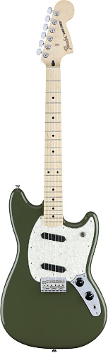 FENDER MUSTANG MN Olive Электрогитара