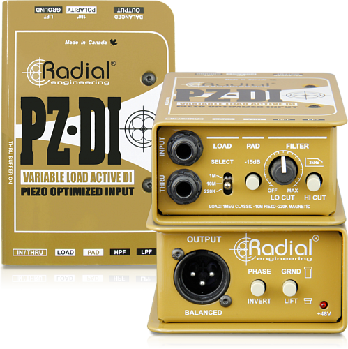 Radial PZ-DI  Активный директ-бокс для акустических инструментов