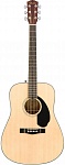 Фото:Fender CD-60S Dread Nat WN Акустическая гитара