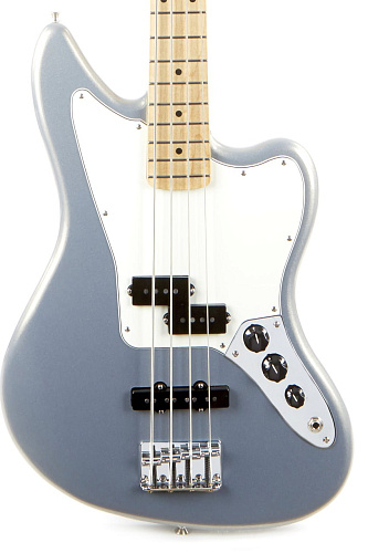 FENDER PLAYER JAGUAR® BASS, MAPLE FINGERBOARD, SILVER 4-струнная бас-гитара