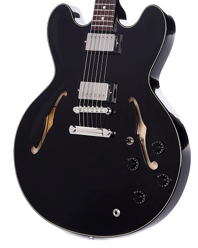 GIBSON 2019 ES-335 STUDIO EBONY  ,   