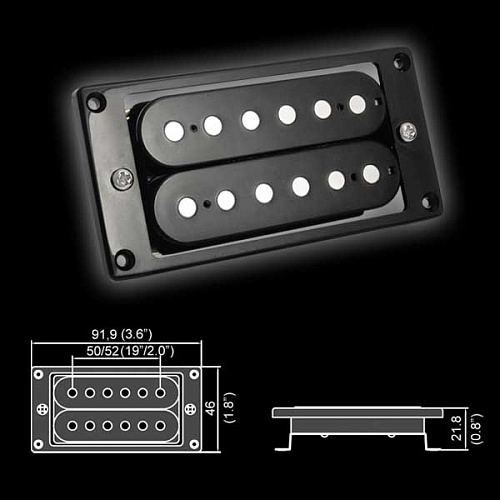 Belcat BH-22Neck-WH Звукосниматель магнитный, хамбакер, нековый, белый