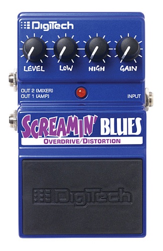 Digitech DSB Screamin' Blues Аналоговая гитарная педаль Overdrive/Distortion