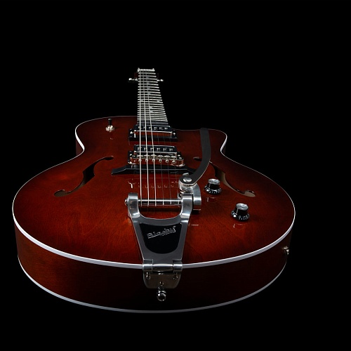 Godin 5th Ave Uptown T-Armond Havana Burst Электрогитара арктоп, с футляром