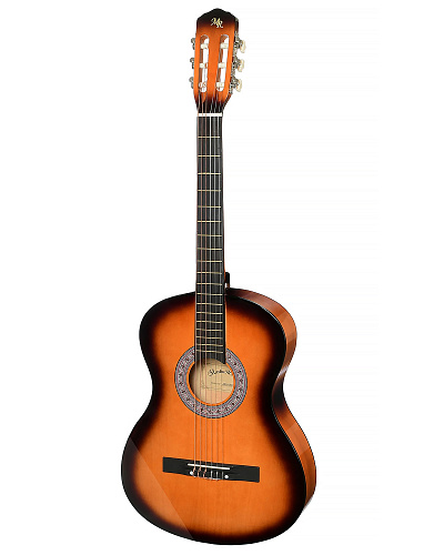 Martin Romas JR-N36 SB Гитара классическая 3/4 (36"), цвет санбёрст
