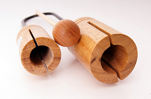 Fleet FLT-GB-1 Агого деревянный, с палочкой, малый