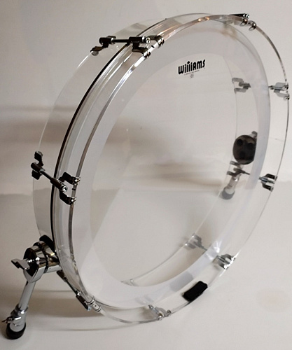 Мастерская Бехтеревых TBBAp-2203-10 Compact Компактный бас-барабан из акрила 22"х3", с чехлом