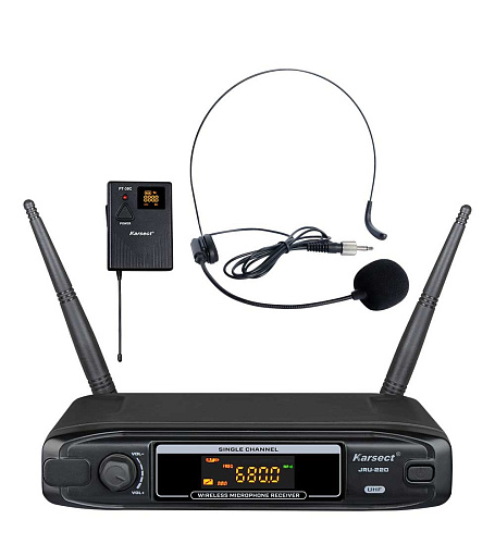 Karsect JRU-220/PT-30C/HT-11A Радиосистема с головной гарнитурой