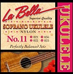 Фото:La Bella 11-SOPRANO Комплект струн для укулеле сопрано, нейлон
