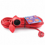 Фото:Электрическая мануфактура PC-2-B-20(IP) PowerCube Удлинитель влагозащищенный IP54, 10A/2,2кВт, 1 розетка, 20м