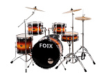 Фото:Foix LH-21H22 Барабанная установка, оранжевая/черная