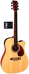 :TENSON D10-CE Cutaway Natural  