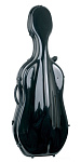 Фото:GEWA Idea Futura Cello Case Black/Red Кейс для виолончели, фибергласс, чёрный, красная обивка