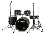 Фото:LDrums 5001013 Барабанная установка, черная