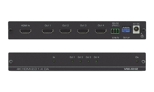 Kramer Electronics VM-4H2 - 1:4 HDMI UHD;  4K, HDMI 2.0