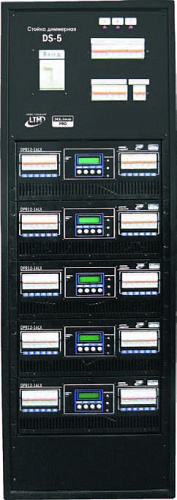 Xline DS-5 Стойка диммерная, 5 диммеров (свитчеров), блок распределения питания, коммутация
