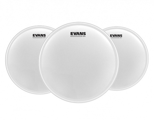 Evans ETP-UV1-R UV1 Coated Tom Rock  Комплект пластиков для том барабана, 10"/12"/16"