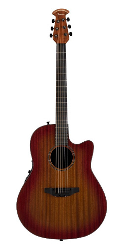 Ovation 2771STR-MB Main Street Balladeer Mahogany Satin Burst Электроакустическая гитара
