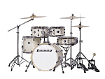 Фото:Ludwig LC196-2 Accent Pro Барабанная установка, белая, 2 коробки