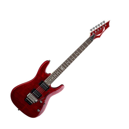 Dean C350F TRD  электрогитара, тип «Ibanez», Floyd rose, цвет красный