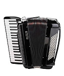 Фото:Aurus JH2017D-BLACK Аккордеон 37/96/7+2, черный, с футляром