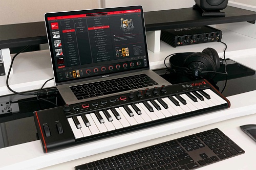 IK Multimedia iRig Keys 2 USB MIDI-клавиатура для Mac/PC и iOS/Android, 37 кл