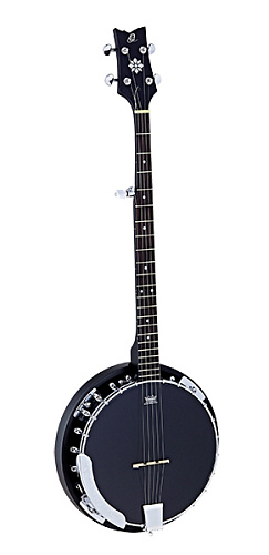 Ortega OBJ250-SBK Raven Series Банджо пятиструнный