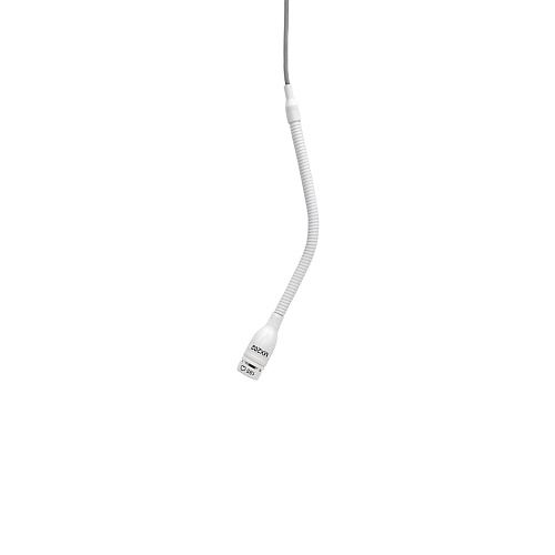 SHURE MX202W-A/C Миниатюрный театрально-хоровой кардиоидный подвесной микрофон с преампом, цвет белый