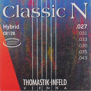 Фото:Thomastik CR128 Classic N Комплект струн для акустической гитары, нейлон/посеребренная медь 027-043