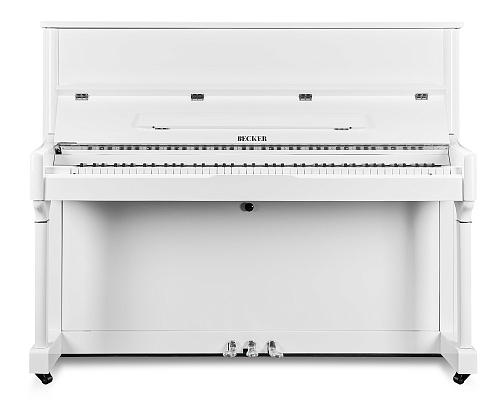 Becker CBUP-120PW пианино белое полированное, банкетка в копмлекте