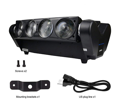 Big Dipper LM80 Spider beam Светодиодный прожектор смены цвета (колорчэнджер, светодиодная цветомузыка) "паук", 8х8Вт