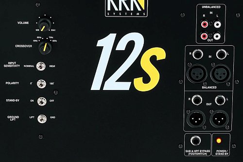 KRK 12S2 Активный студийный сабвуфер, 1х12', 220 Вт