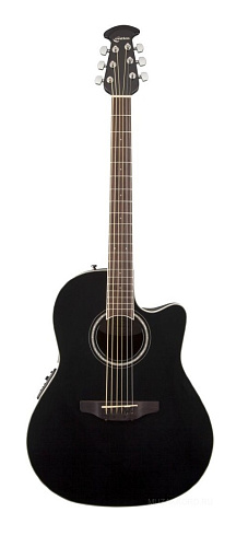 Ovation CS24-5 Celebrity Standard Mid Cutaway Black Электроакустическая гитара с вырезом