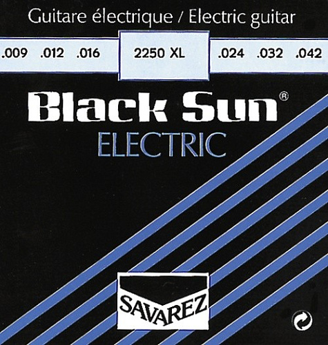Savarez 2250XL Black Sun Комплект струн для электрогитары, 9-42