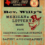 Фото:Dunlop RWN0840 Rev. Willy's Lottery Комплект струн для электрогитары, никелированные, Fine, 8-40