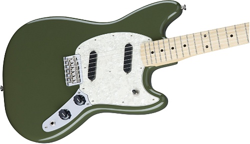 FENDER MUSTANG MN Olive Электрогитара