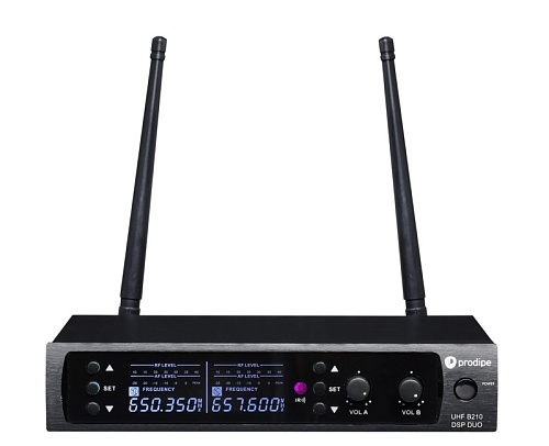 Prodipe DSP-DUO-UHF-B210/F5 Беспроводная микрофонная система, петличный и головной микрофон