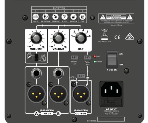 Wharfedale Pro DVP-AX12 (Ch) Профессиональная активная акустическая система