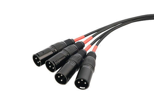 Soundking CXA031 DMX кабель, 4хXLR(3p)male - RJ-45