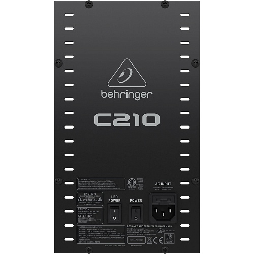 BEHRINGER C210 Портативный комплект из сабвуфера 8' и сателлита 4x2,5', 200 Вт. Bluetooth, пульт ДУ, MP3-плеер, микшер