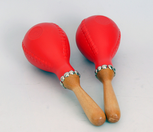 Dadi MA02 Маракасы большие на ручке, из мягкого пластика.