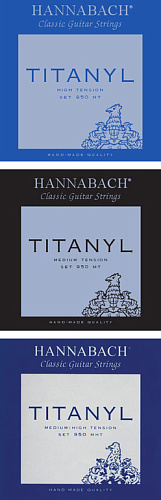 Hannabach 950MHT TYTANIL Комплект струн для классической гитары титанил/посеребренные