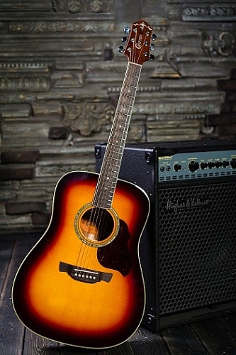 CRAFTER D-8/TS Акустическая гитара шестиструнная с чехлом