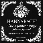 Фото:Hannabach 815MT Black SILVER SPECIAL Комплект струн для классической гитары