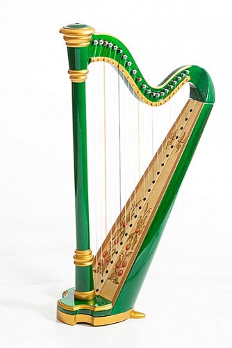 Resonance Harps MLH0015 Capris Арфа 21 струнная (A4-G1), цвет зеленый глянцевый